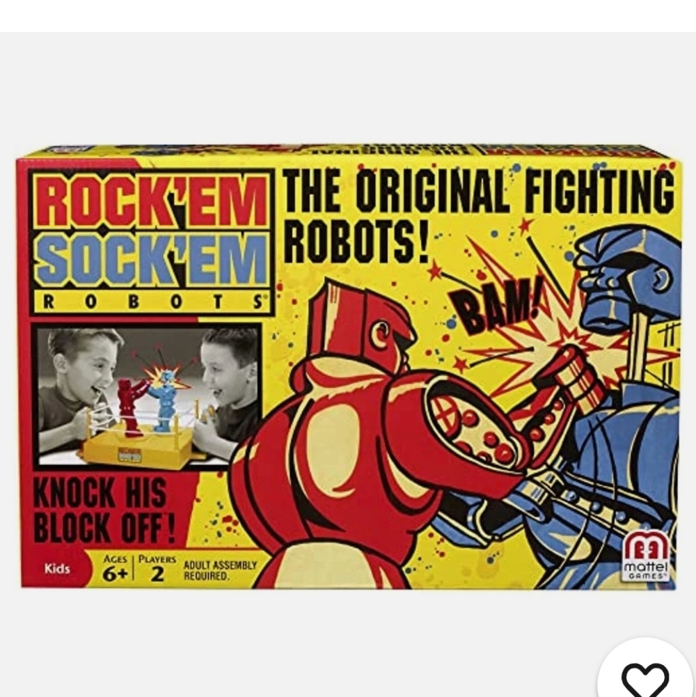 Mattel Rock 'Em Sock 'Em Robots - Red and Blue New In Box 2024
